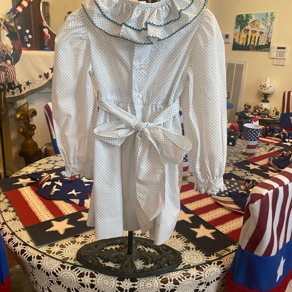 Vintage Polly Flinders Girls Smocked Dress size 4 - Picture 6 of 15